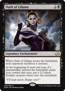 Oath of Liliana (Eldritch Moon) Near Mint