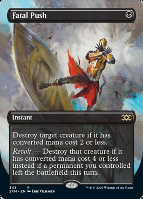 Fatal Push (Borderless) (Double Masters) Near Mint