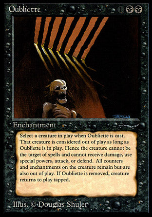 Oubliette (dark circle) (Arabian Nights) Medium Play