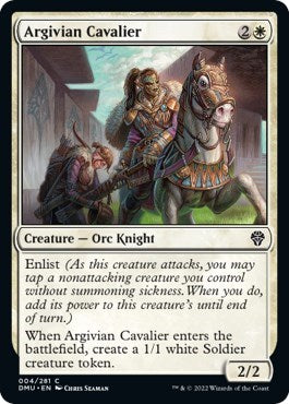Argivian Cavalier (Dominaria United) Near Mint Foil