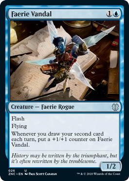 Faerie Vandal (Commander 2020 Zendikar Rising) Near Mint