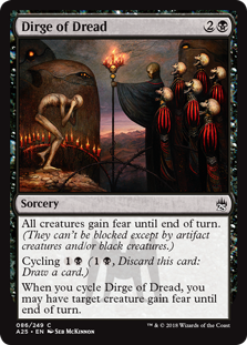 Dirge of Dread (Masters 25) Light Play