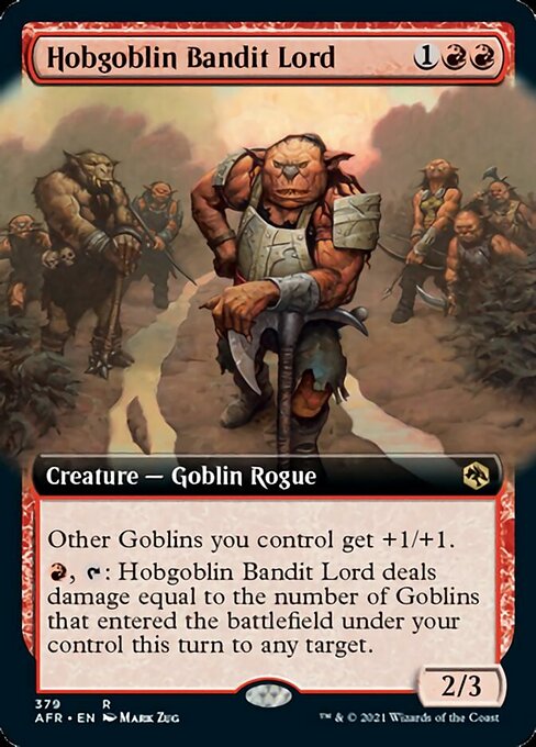 Hobgoblin Bandit Lord (Extended Art) (Adventures in the Forgotten Realms) Near Mint Foil