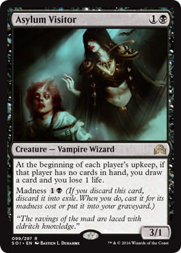 Asylum Visitor (Shadows Over Innistrad) Near Mint Foil
