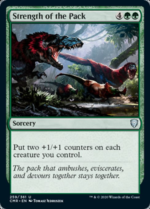 Strength of the Pack (Commander Legends) Medium Play Foil