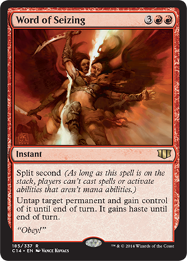 Word of Seizing (Commander 2014 Edition) Medium Play
