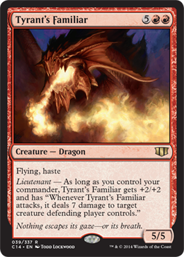 Tyrant's Familiar (Commander 2014 Edition) Medium Play