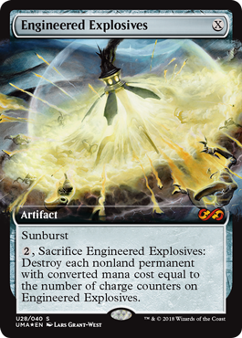 Engineered Explosives (Ultimate Box Toppers) Near Mint Foil