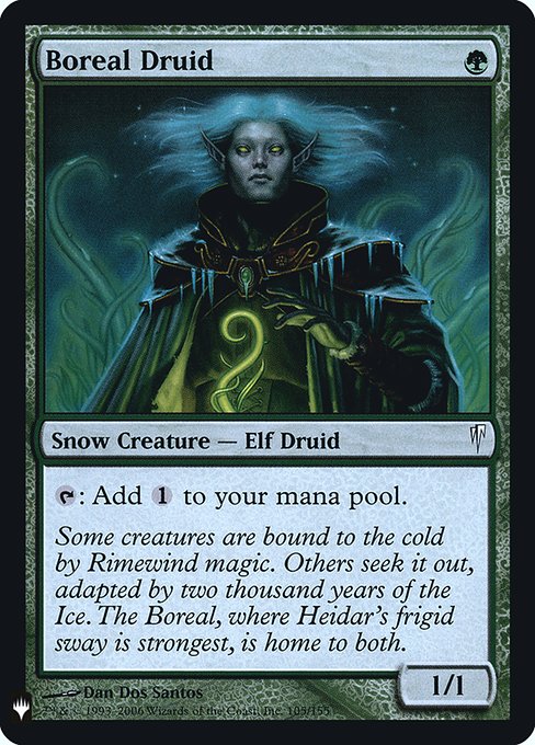 Boreal Druid (Mystery Booster Retail Edition Foils) Near Mint Foil