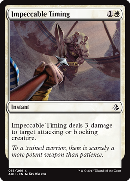 Impeccable Timing (Amonkhet) Medium Play