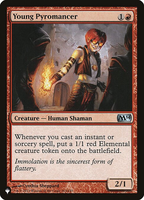 Young Pyromancer (The List) Near Mint