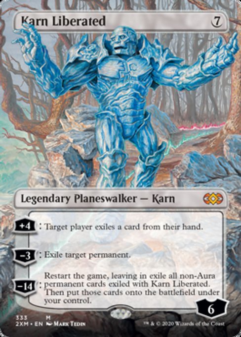 Karn Liberated (Borderless) (Double Masters) Near Mint Foil