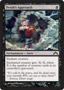 Death's Approach (Gatecrash) Medium Play Foil