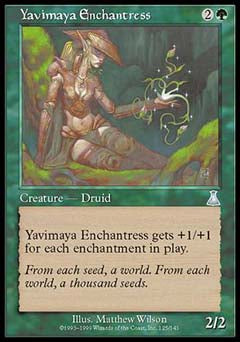 Yavimaya Enchantress (Urza's Destiny) Medium Play Foil