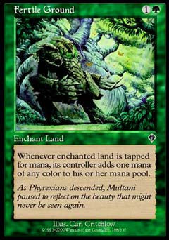 Fertile Ground (Invasion) Medium Play Foil