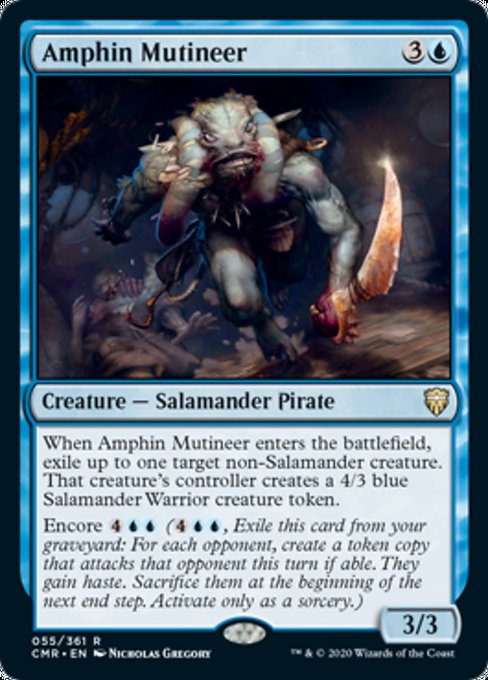 Amphin Mutineer (Commander Legends) Near Mint Foil