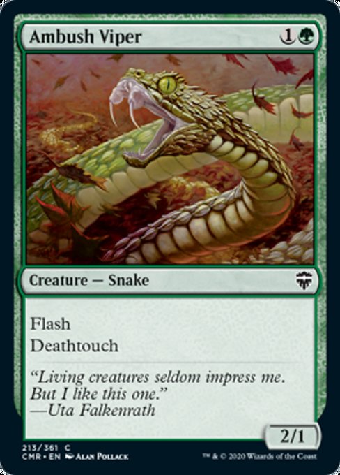 Ambush Viper (Commander Legends) Near Mint Foil