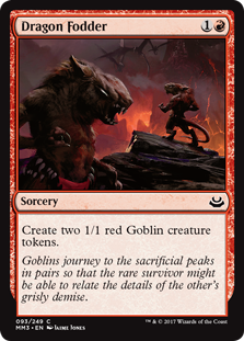 Dragon Fodder (Modern Masters 2017) Medium Play