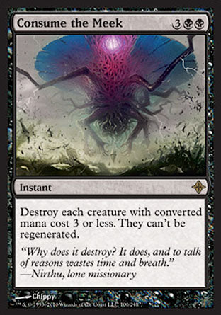 Consume the Meek (Rise of the Eldrazi) Medium Play