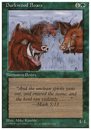 Durkwood Boars (4th Edition) Near Mint