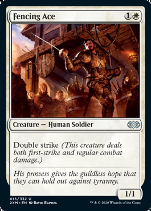 Fencing Ace (Double Masters) Near Mint
