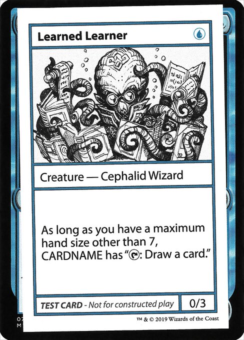 Learned Learner (No PW Symbol) (Mystery Booster Test Print 2021) Near Mint