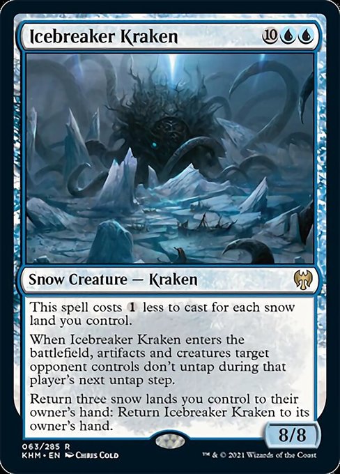 Icebreaker Kraken (Kaldheim) Light Play Foil