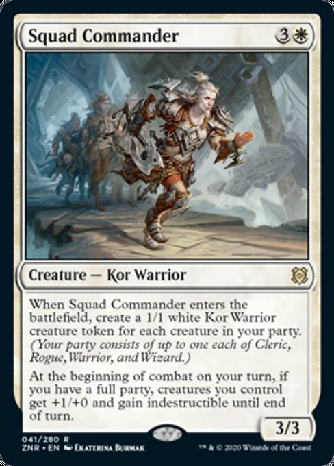 Squad Commander (Zendikar Rising) Near Mint
