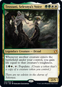 Trostani, Selesnya's Voice (Commander 2019) Light Play