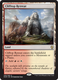 Clifftop Retreat (Dominaria) Light Play