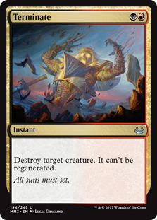 Terminate (Modern Masters 2017) Near Mint Foil