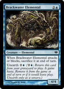 Brackwater Elemental (Conflux) Medium Play Foil