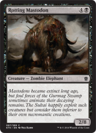 Rotting Mastodon (Khans of Tarkir) Near Mint