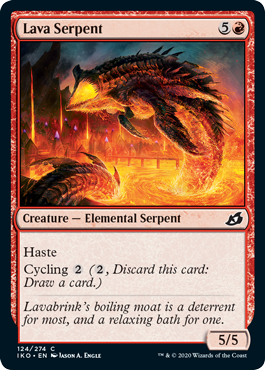 Lava Serpent (Ikoria: Lair of Behemoths) Near Mint