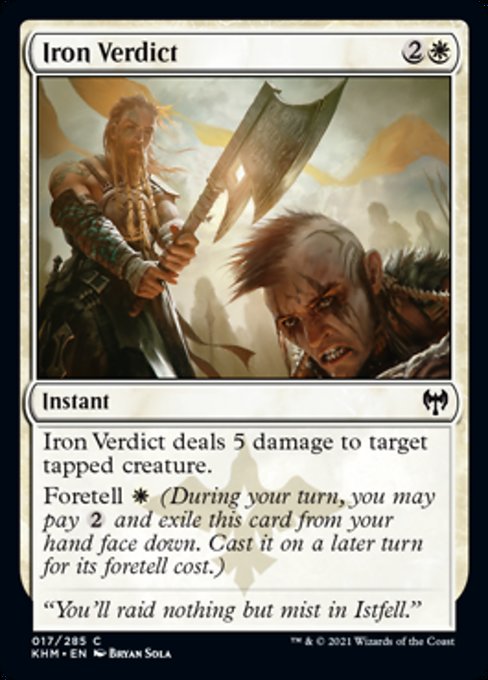 Iron Verdict (Kaldheim) Light Play