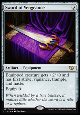 Sword of Vengeance (Commander 2015) Light Play