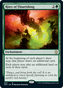 Rites of Flourishing (Commander 2020 Zendikar Rising) Near Mint