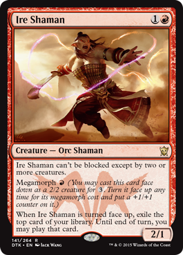 Ire Shaman (Dragons of Tarkir) Light Play