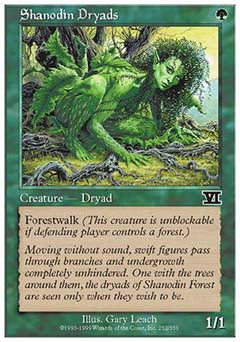 Shanodin Dryads (Classic 6th Edition) Light Play