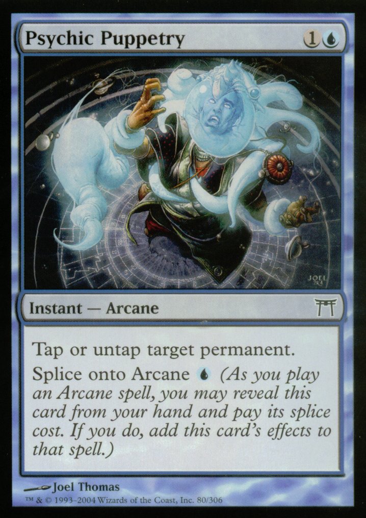 Psychic Puppetry (Champions of Kamigawa) Light Play Foil