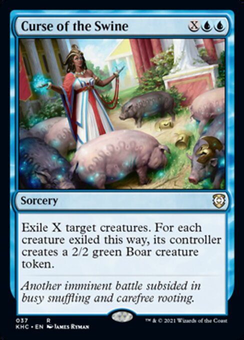 Curse of the Swine (Commander 2021 Kaldheim) Near Mint