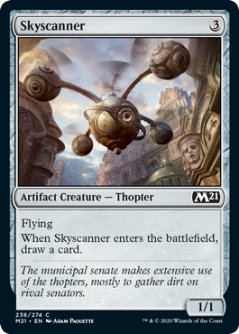 Skyscanner (Magic 2021 Core Set) Medium Play