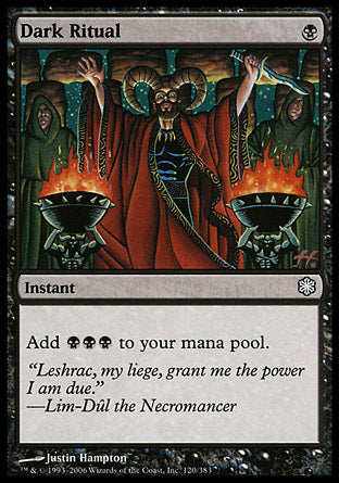 Dark Ritual (Coldsnap Theme Deck Reprints) Light Play