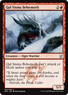 Qal Sisma Behemoth (Dragons of Tarkir) Near Mint