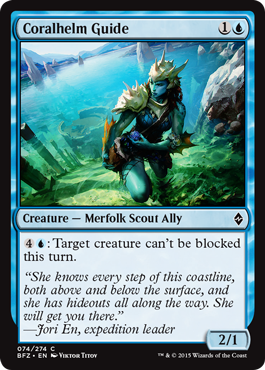Coralhelm Guide (Battle for Zendikar) Near Mint