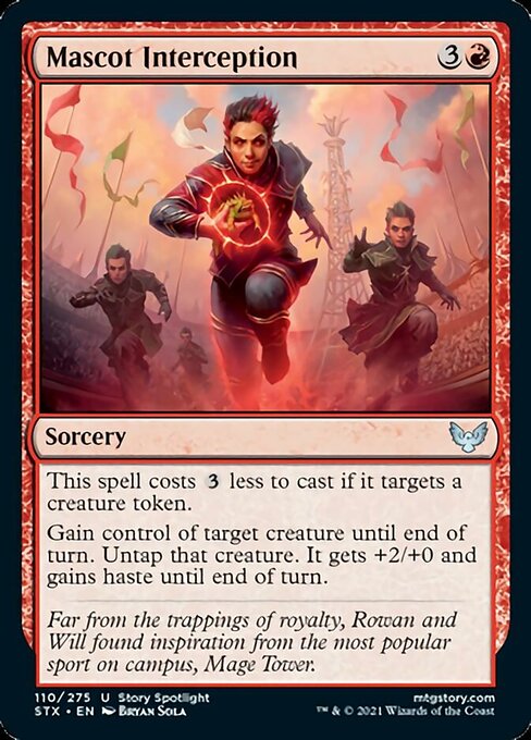 Mascot Interception (Strixhaven) Near Mint Foil