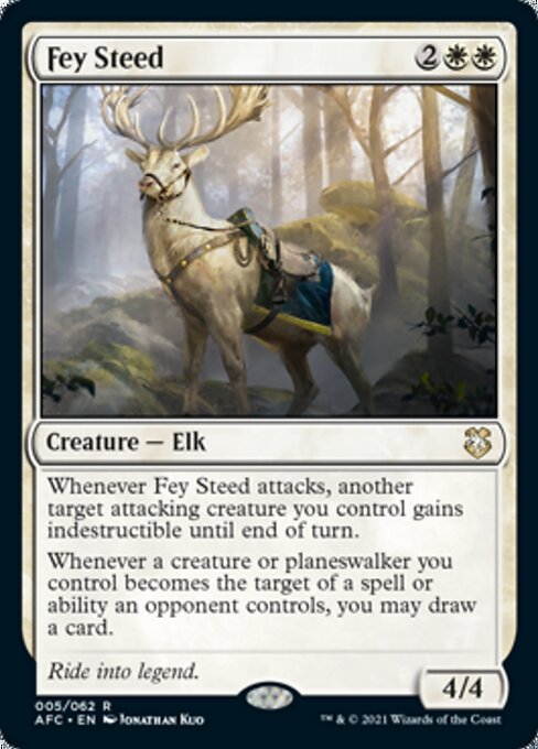 Fey Steed (Commander 2021 Forgotten Realms) Light Play