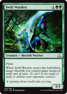 Swift Warden (Rivals of Ixalan) Near Mint