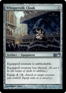 Whispersilk Cloak (Magic 2010 Core Set) Medium Play