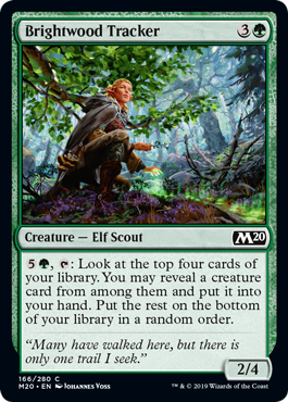 Brightwood Tracker (Magic 2020 Core Set) Near Mint